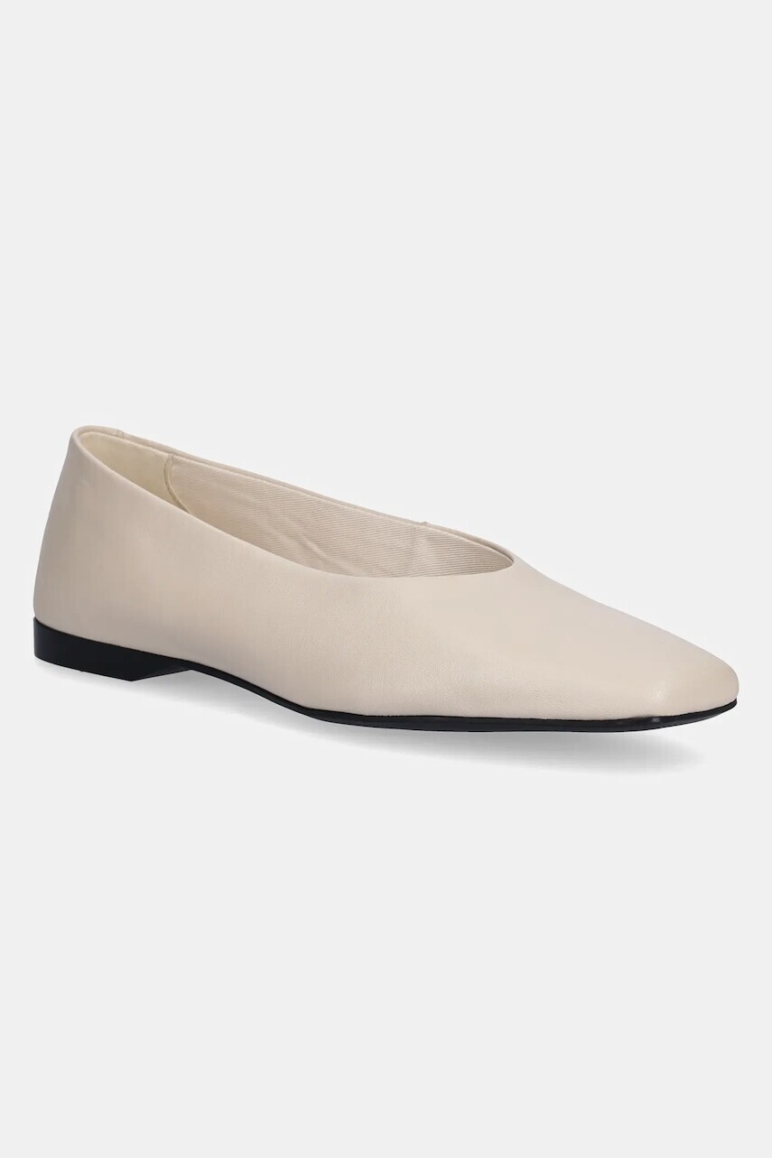 Kožené balerínky Vagabond Shoemakers DELIA béžová farba, 5907-101-02