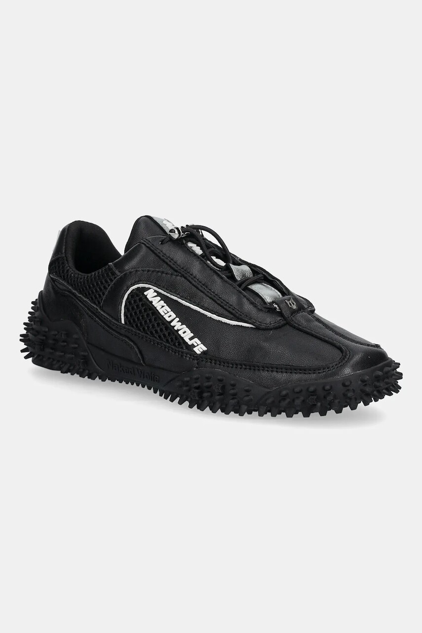 Kožené tenisky Naked Wolfe Inferior čierna farba, Inferior Black Leather