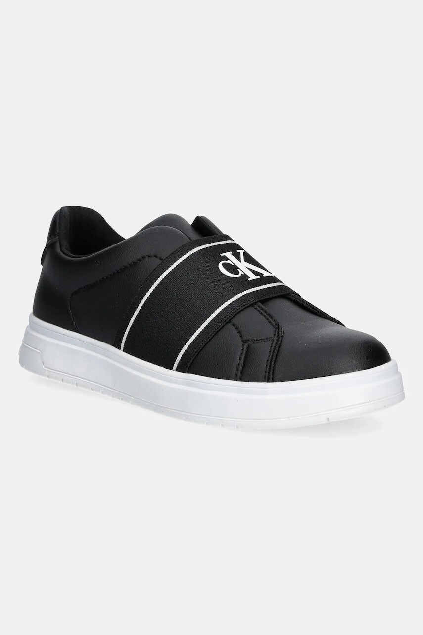 Tenisky Calvin Klein Jeans čierna farba, V3X9-82087