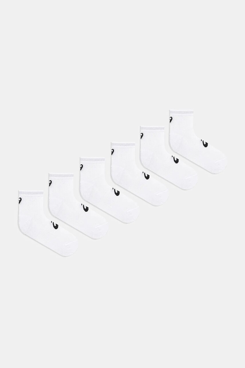 Ponožky Asics 6-pak biela farba, 3033B720.100