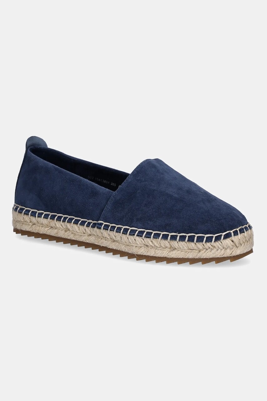 Nubukové espadrilky Marc O'Polo GEM 6B tmavomodrá farba, 50315613801305