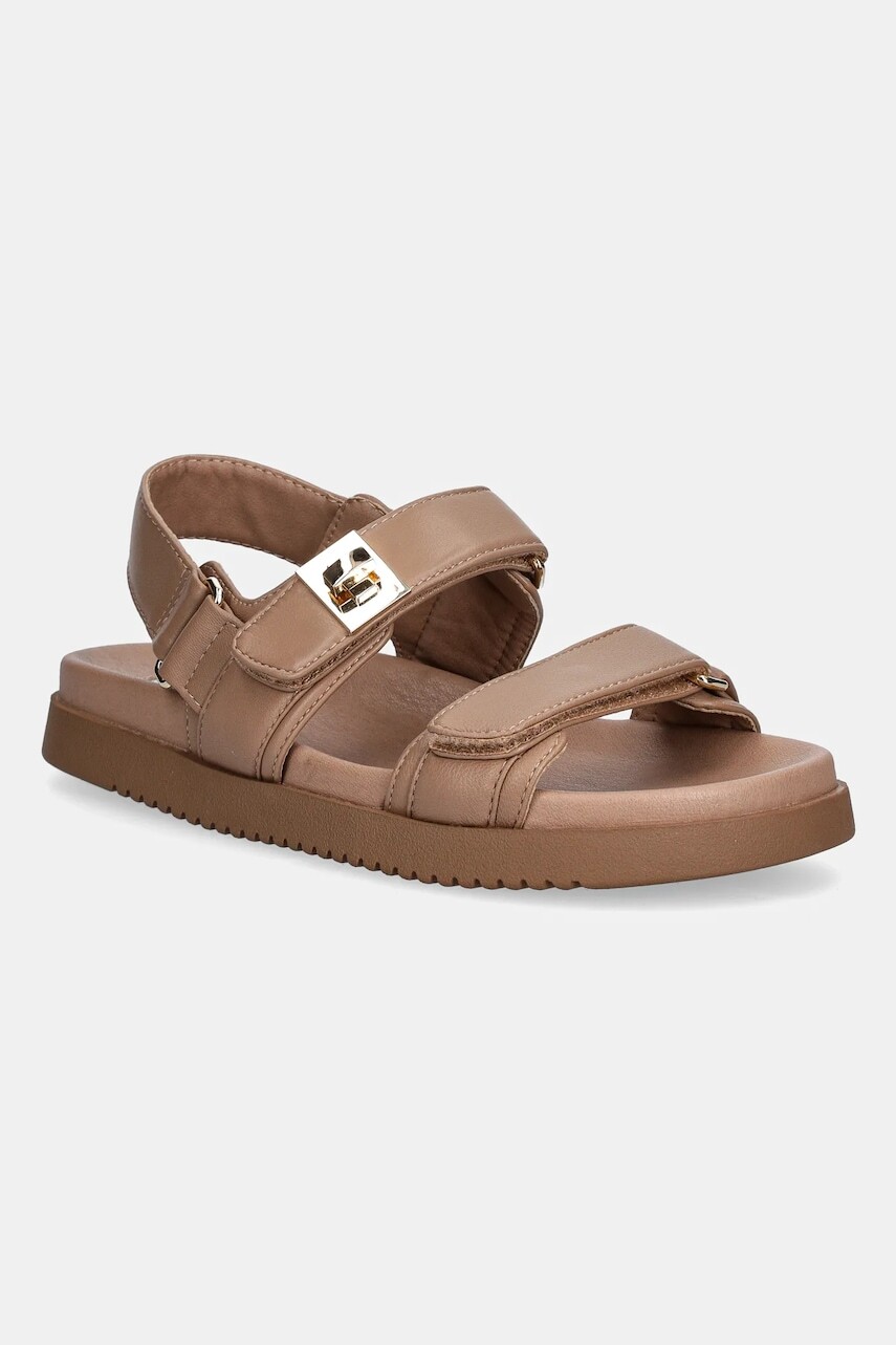 Kožené sandále Steve Madden Mona béžová farba, SM11002535