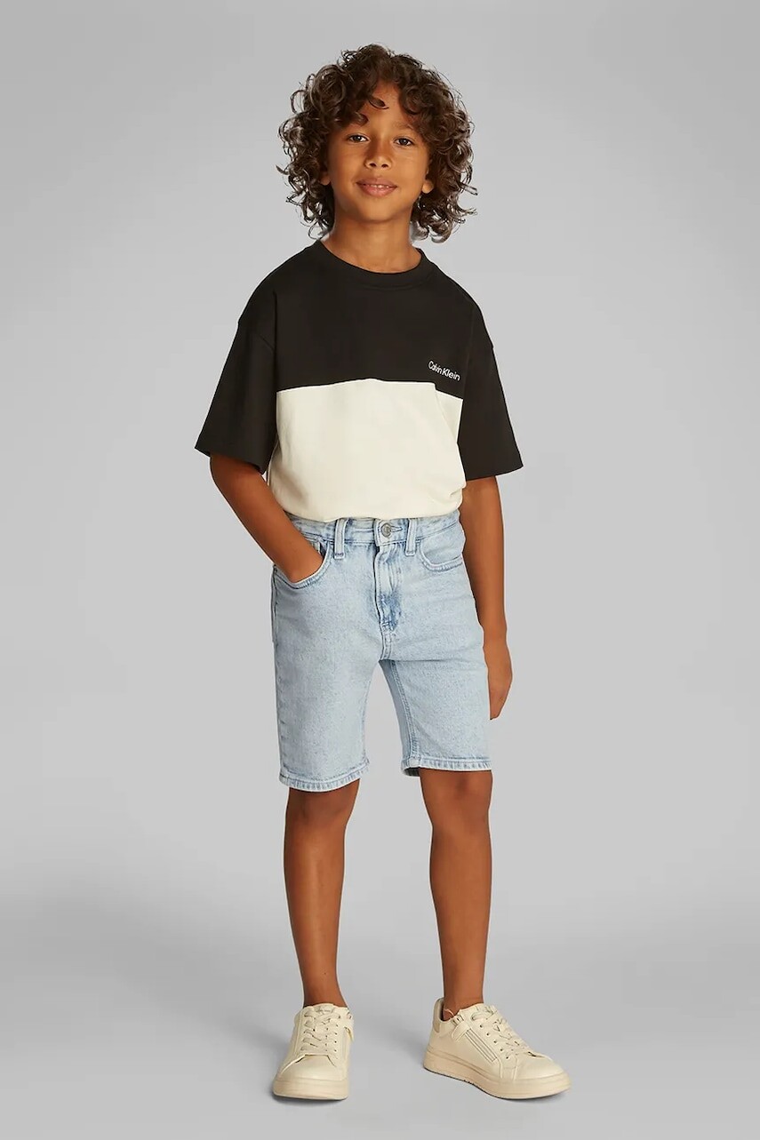 Šortky Calvin Klein Jeans nastaviteľný pás IB0IB02432