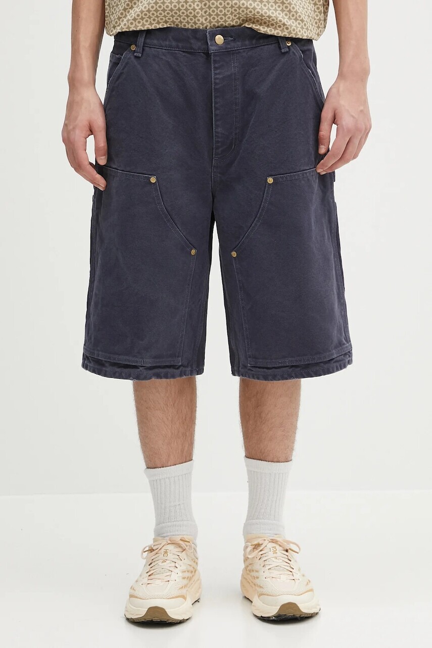 Bavlnené šortky AMBUSH Canvas Carpenter Short Pants tmavomodrá farba, 12115320