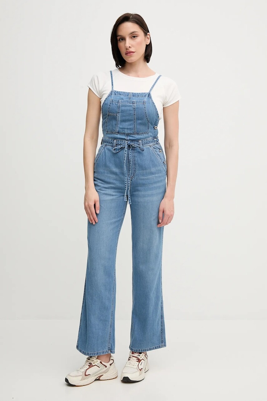 Rifľové nohavice na traky Pepe Jeans JANICE PL230519