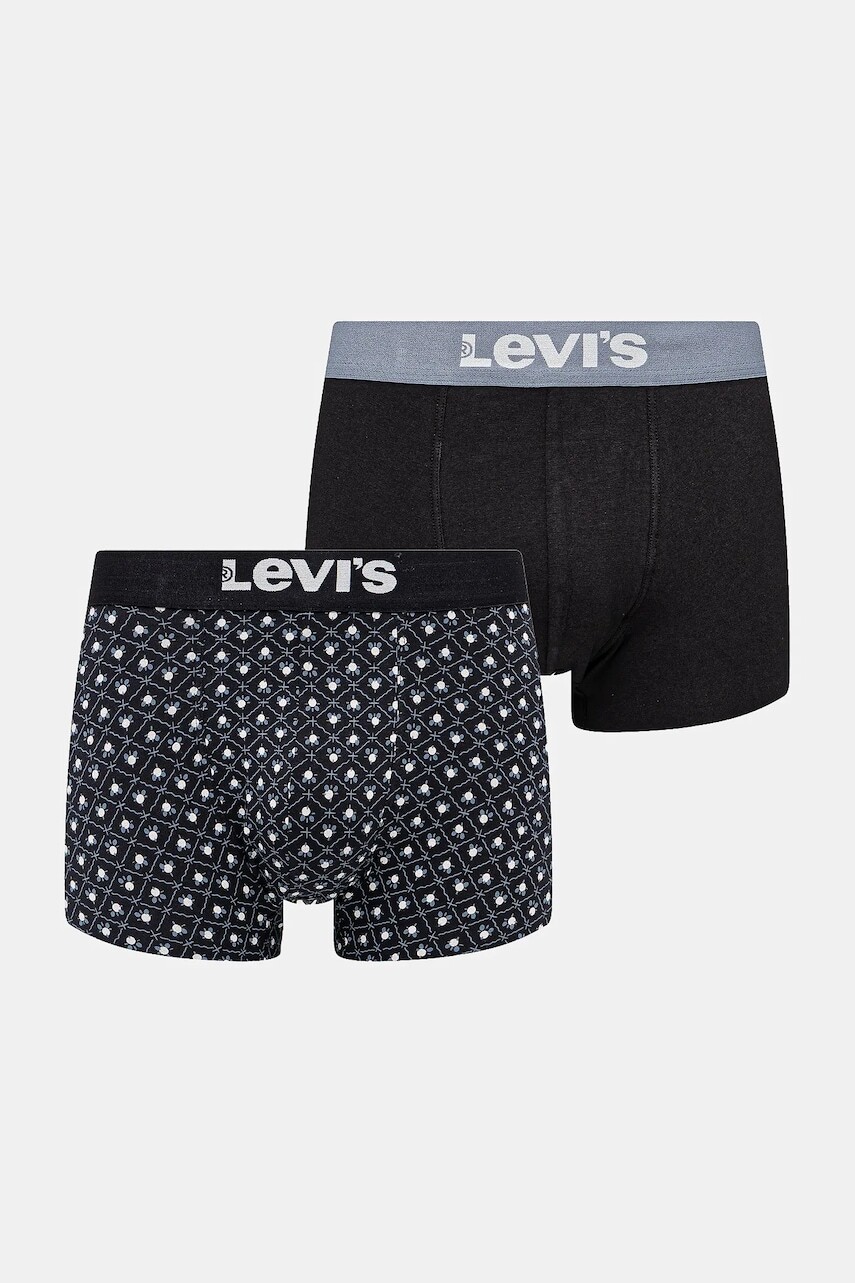 Boxerky Levi's 2-pak čierna farba, 37149-1126