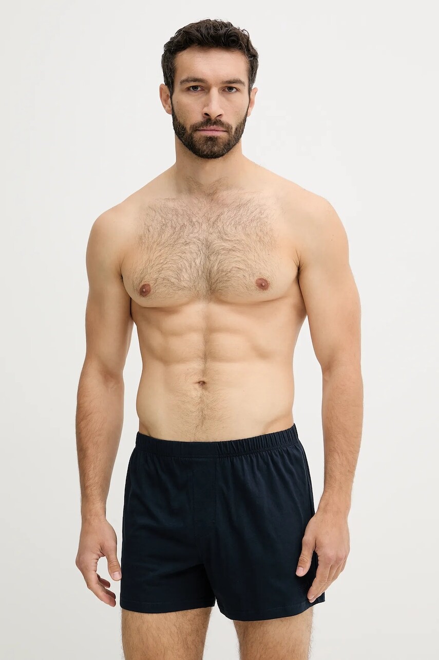 Bavlnené boxerky Emporio Armani Underwear tmavomodrá farba, EM001443 AF14210