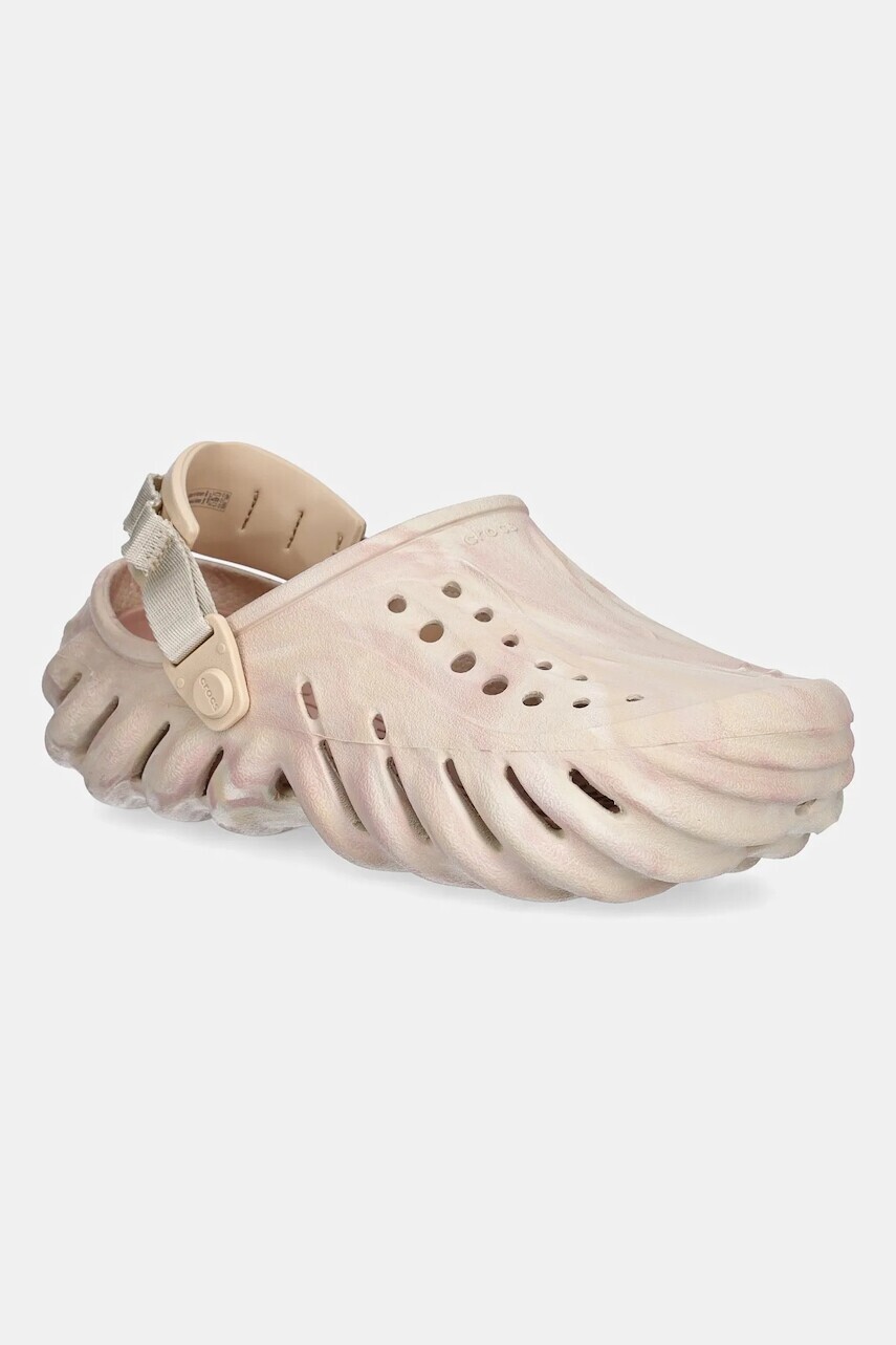 Šľapky Crocs Echo Marbled Clog ružová farba, 208454