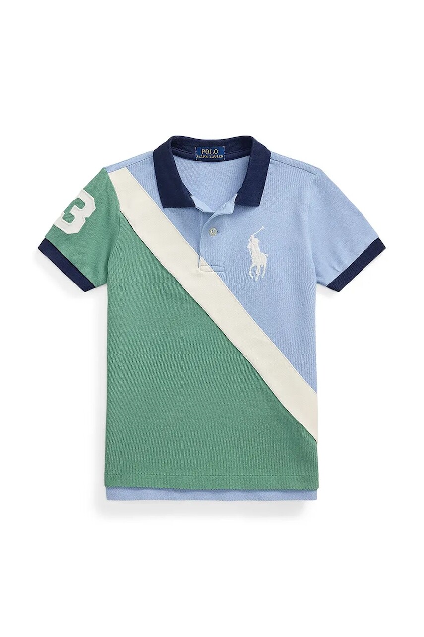 Bavlnené polo tričko Polo Ralph Lauren vzorovaná, 322861048009