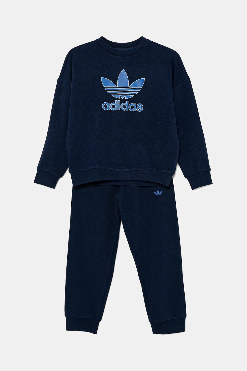 Detská tepláková súprava adidas Originals tmavomodrá farba, JY1153