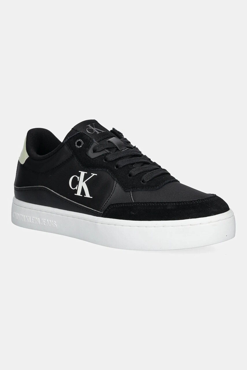 Tenisky Calvin Klein Jeans CLASSIC CUPSOLE MG NYLON MIX čierna farba, YM0YM01304