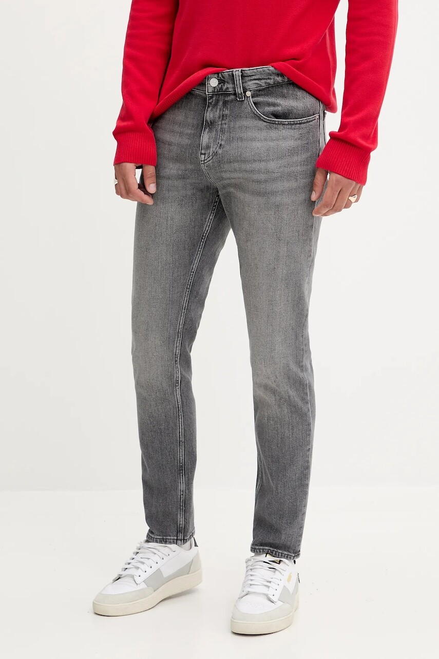 Rifle Tommy Jeans šedá farba, DM0DM21231