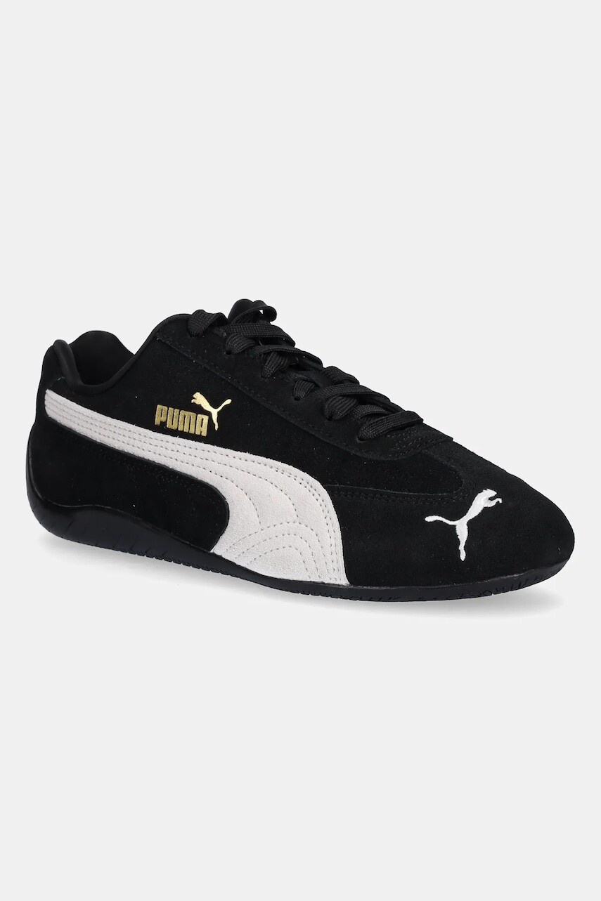 Semišové tenisky Puma Speedcat OG Jr čierna farba, 401698