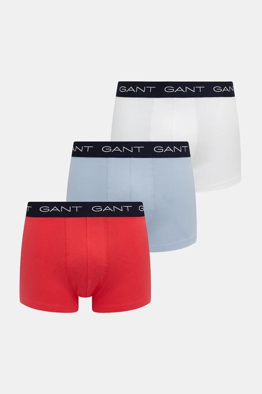 Boxerky Gant 3-pak biela farba, 902523004