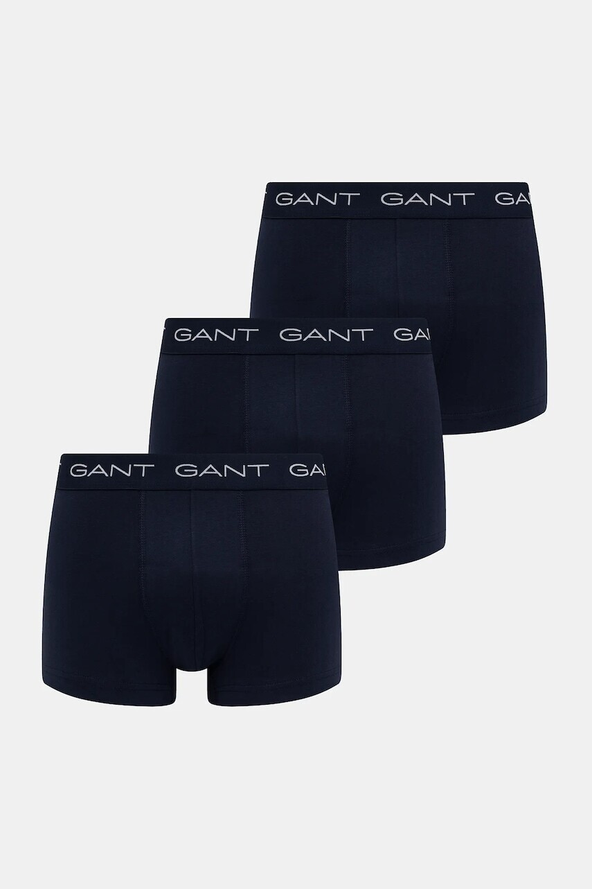 Boxerky Gant 3-pak tmavomodrá farba, 900023003