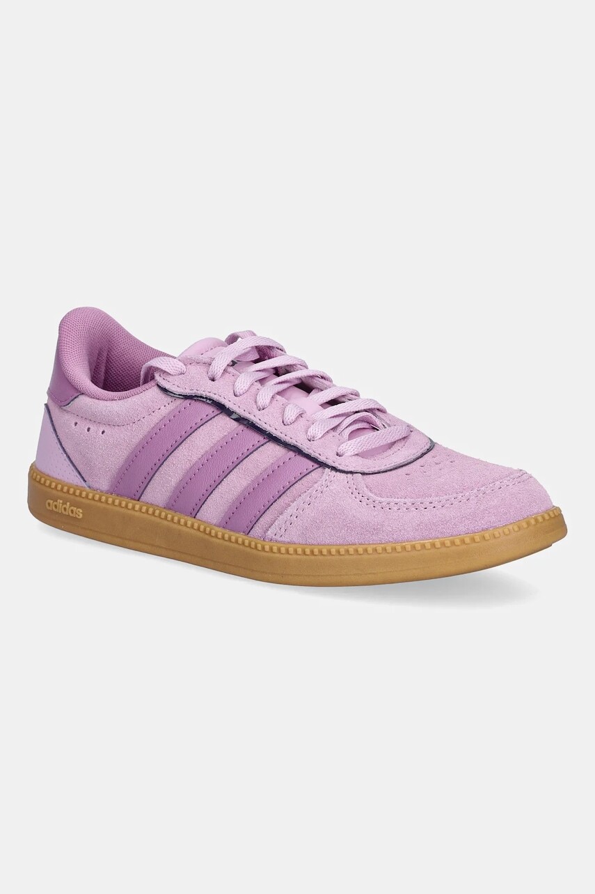 Detské tenisky adidas BREAKNET SLEEK fialová farba, JR2129