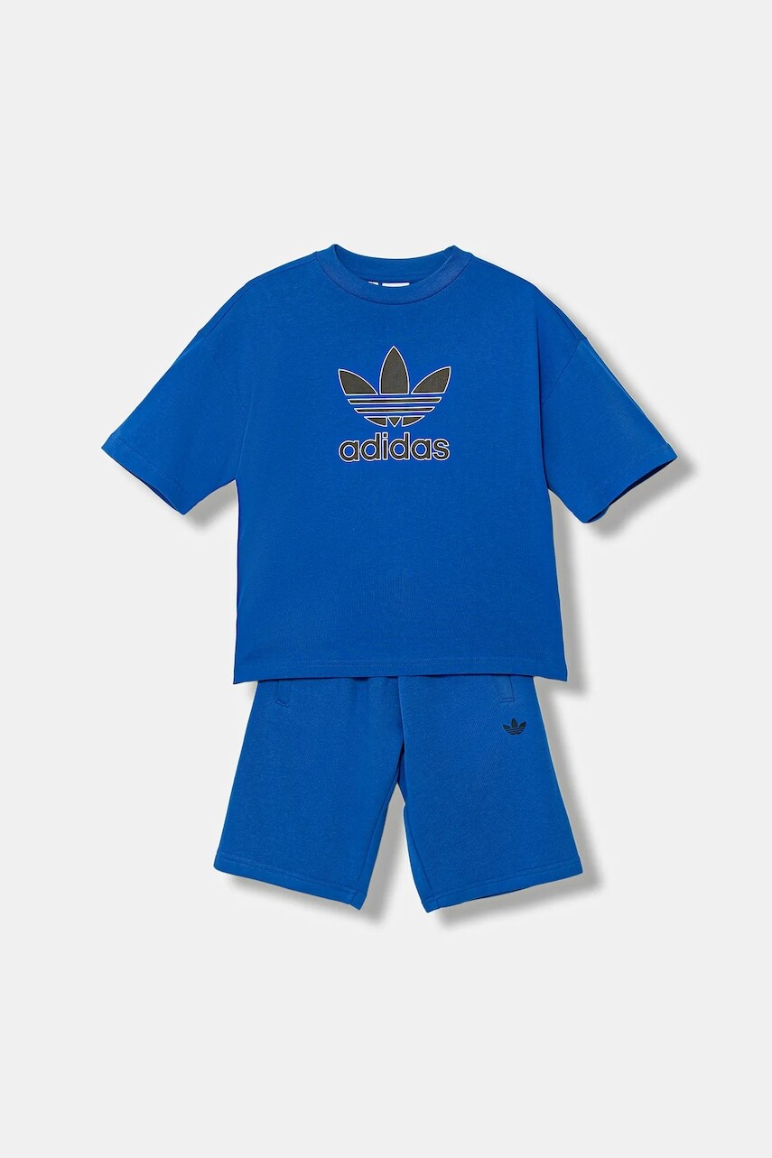 Detská súprava adidas Originals modrá farba, KA0224