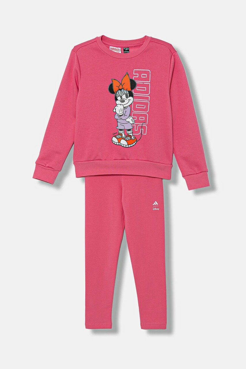 Detská tepláková súprava adidas ružová farba, JL9201