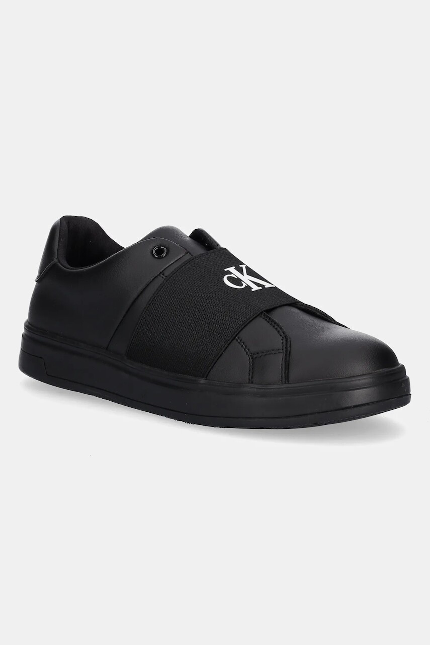 Detské tenisky Calvin Klein Jeans čierna farba, V3X9-83162