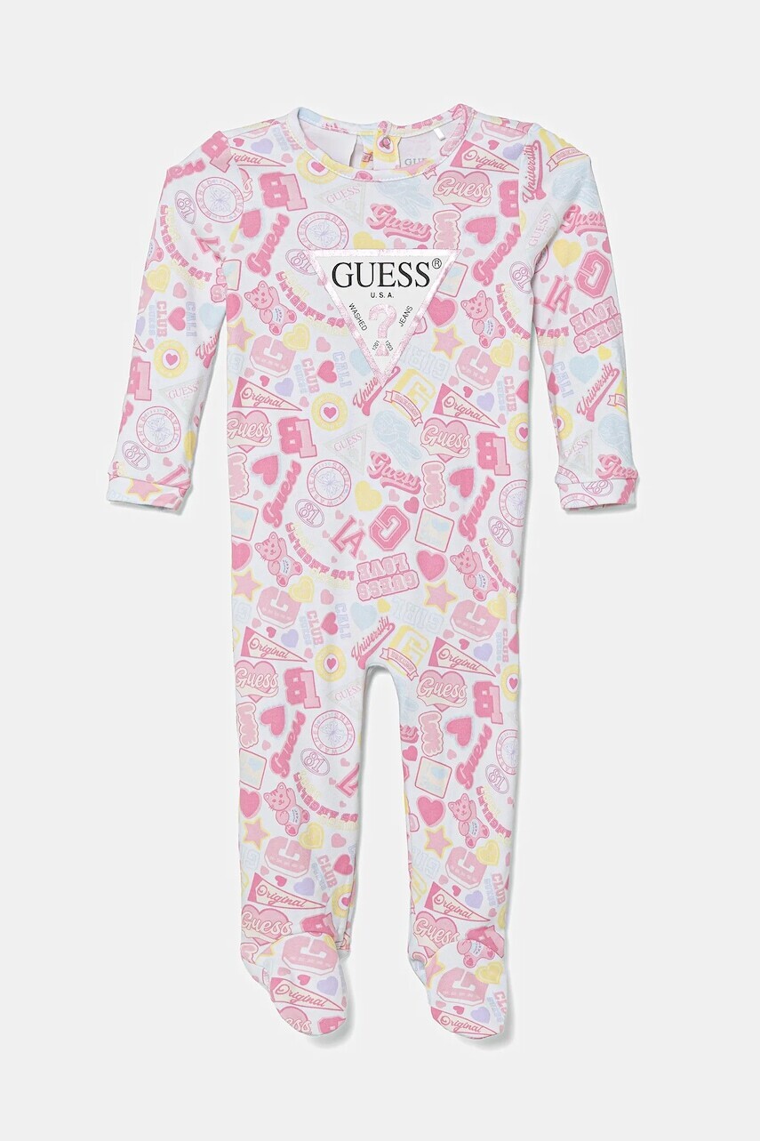 Bavlnené dupačky pre bábätká Guess S5YG01 KA6W4