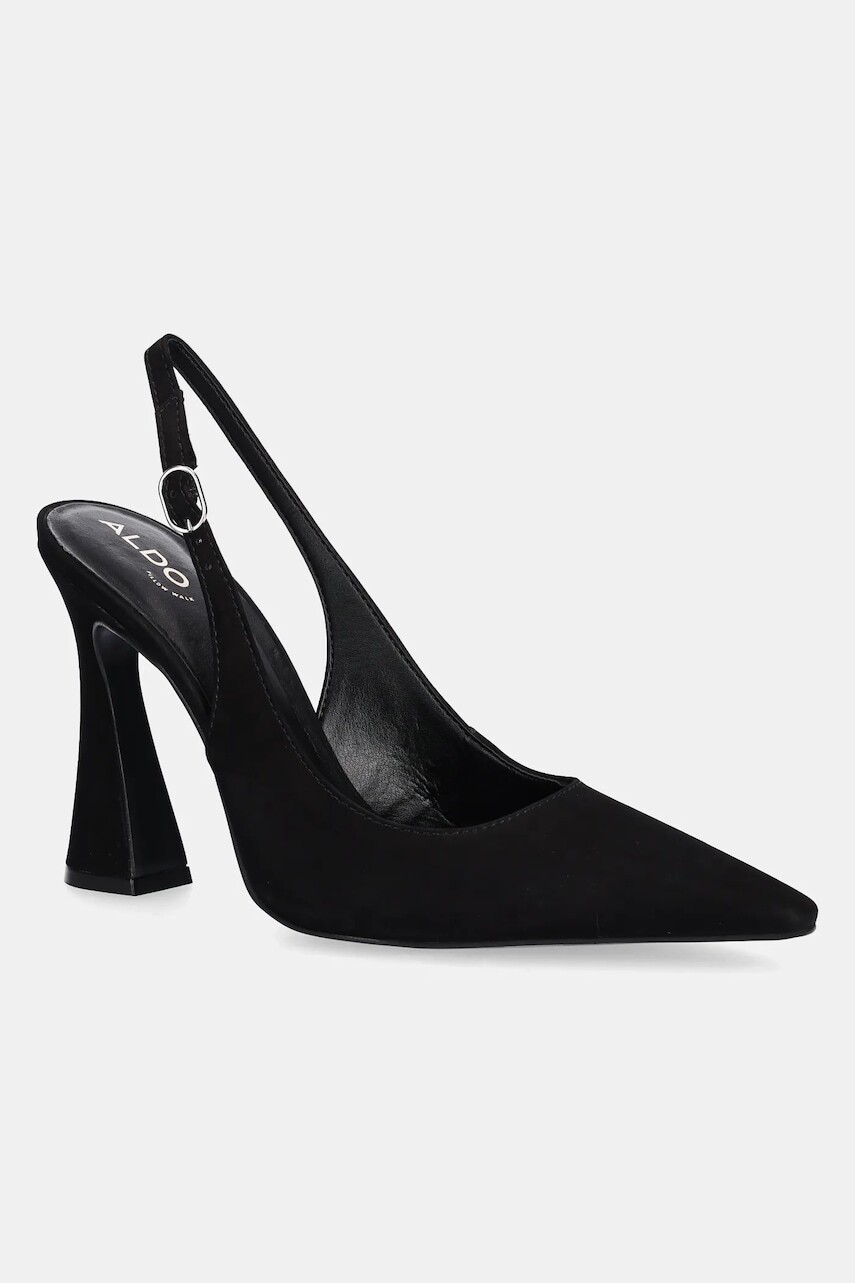 Semišové lodičky Aldo DAPHNEA čierna farba, 14044775
