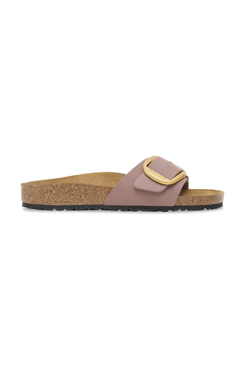 Šľapky Birkenstock Madrid Big Buckle LENB Faded Purple fialová farba, 1030517