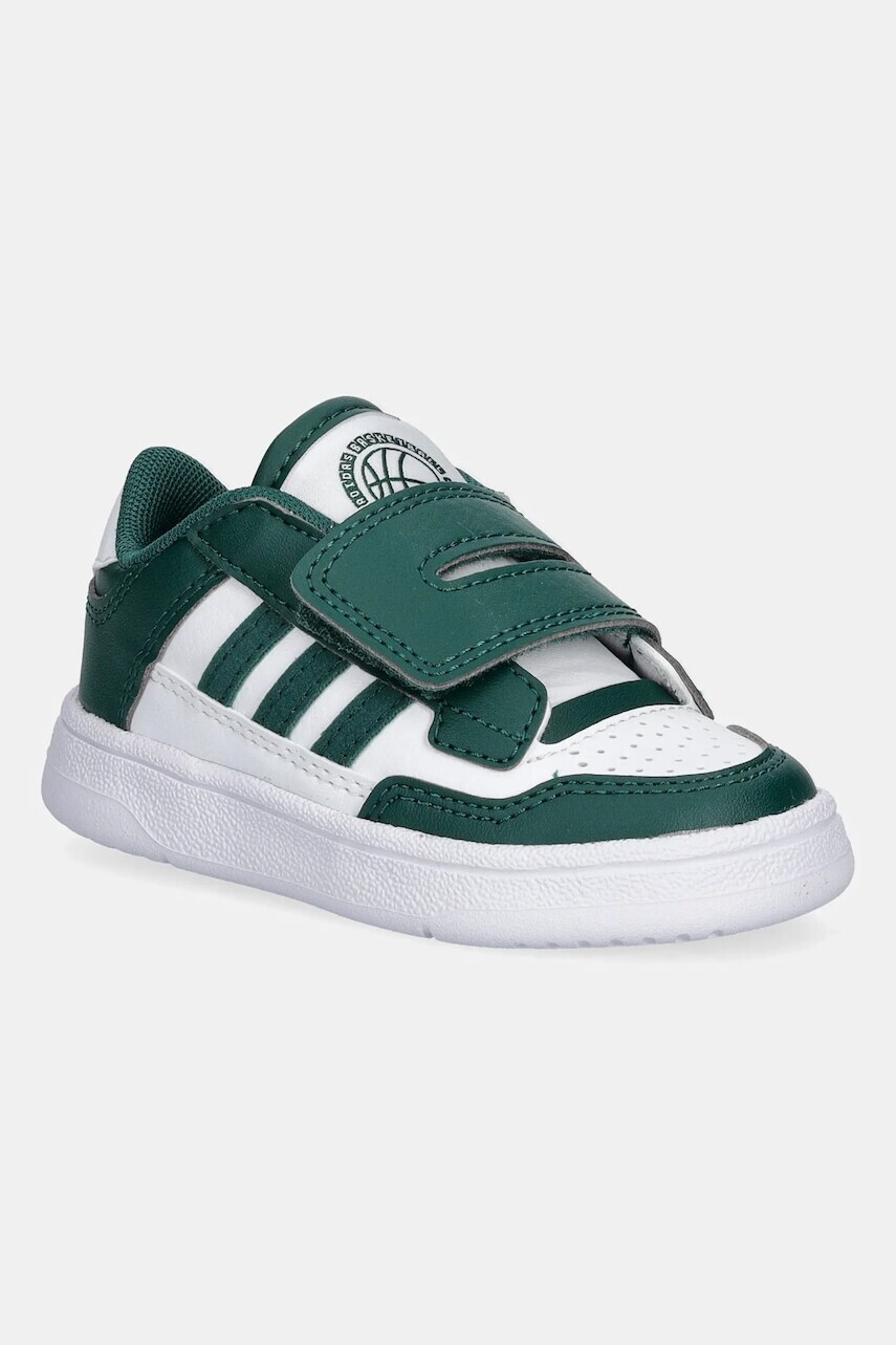 Detské tenisky adidas Originals RAPID COURT zelená farba, JR1023