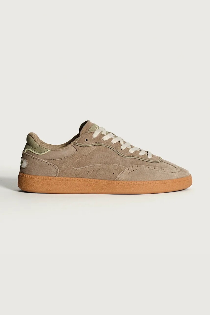 Semišové tenisky Hoff ALLEY TAUPE MAN béžová farba, 22562602