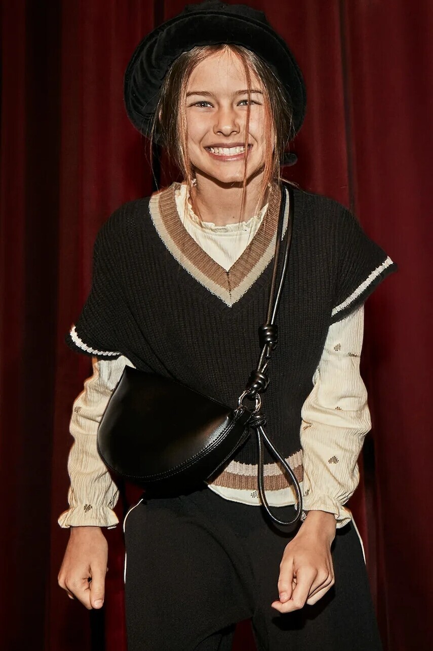 Detská vesta Mayoral čierna farba, 7321