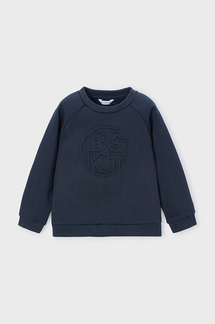 Detská mikina Mayoral tmavomodrá farba, jednofarebná, 4405