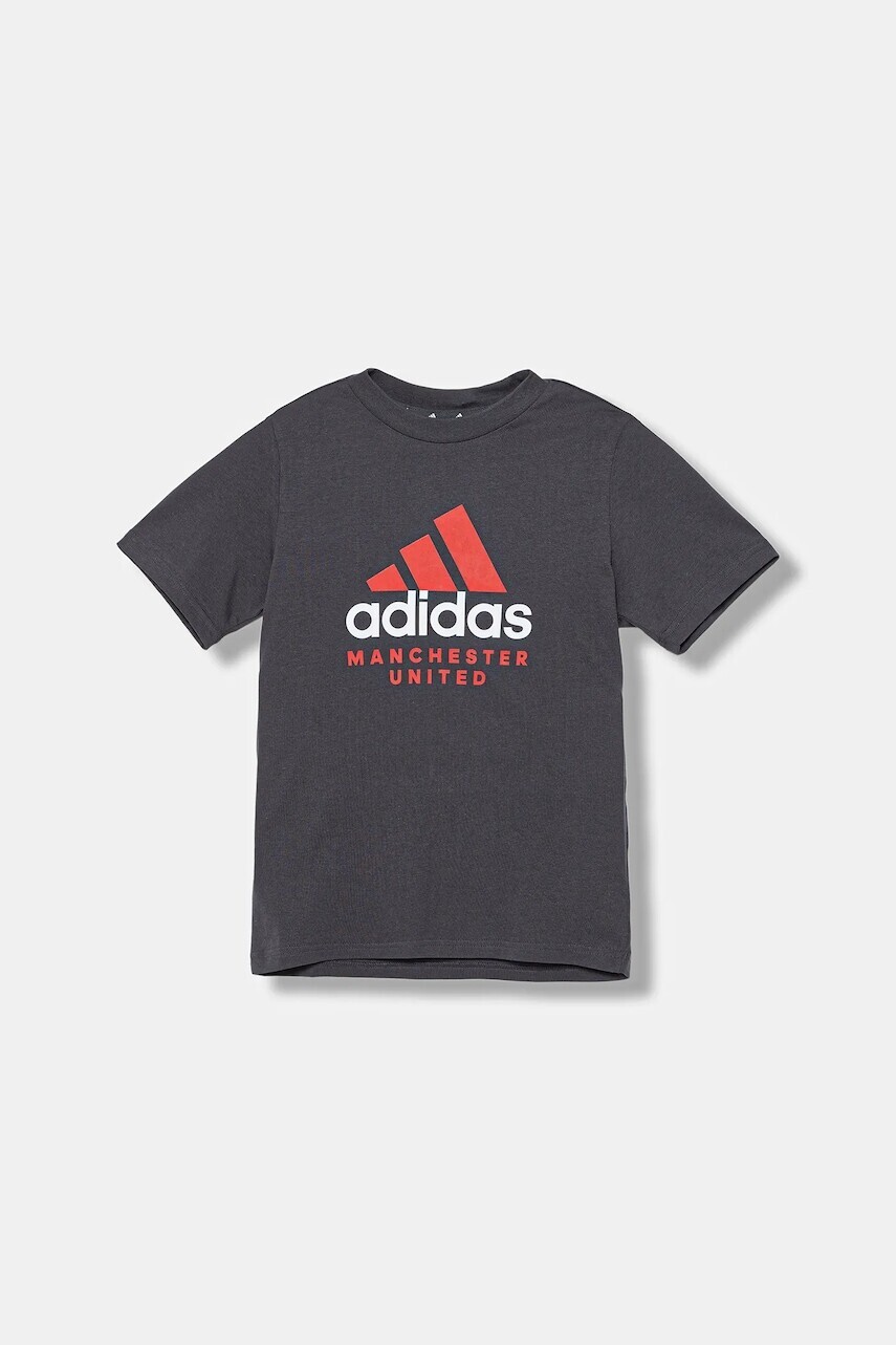 Detské tričko adidas Performance Manchester United tmavomodrá farba, s potlačou, IT4204