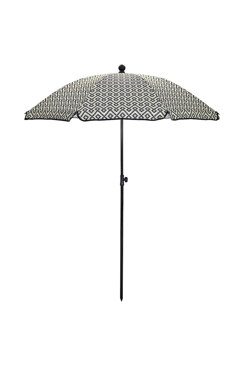 Záhradný slnečník House Doctor HDBlock 185 cm čierna farba