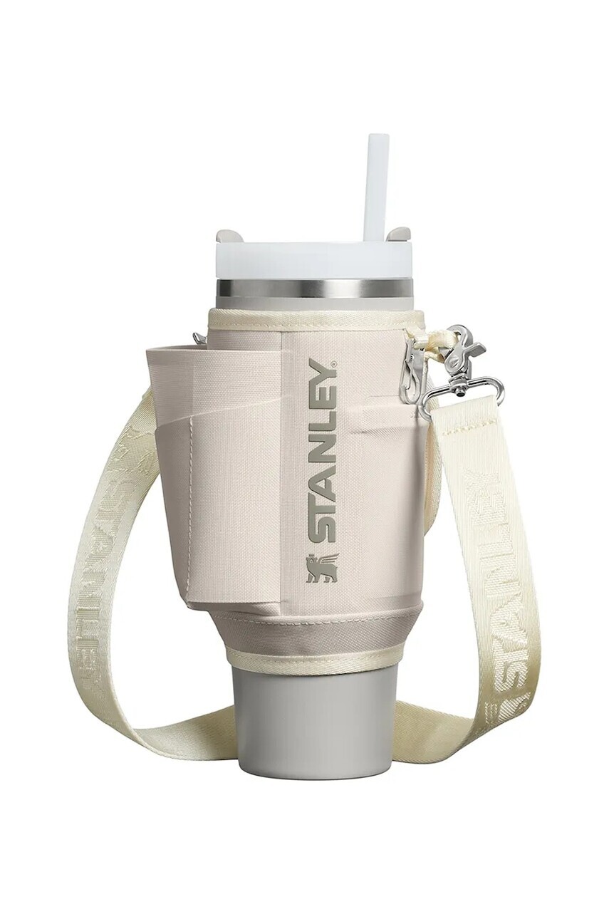 Obal s popruhom na termosku Stanley The All-Day Quencher Carry-All 0,89 l béžová farba