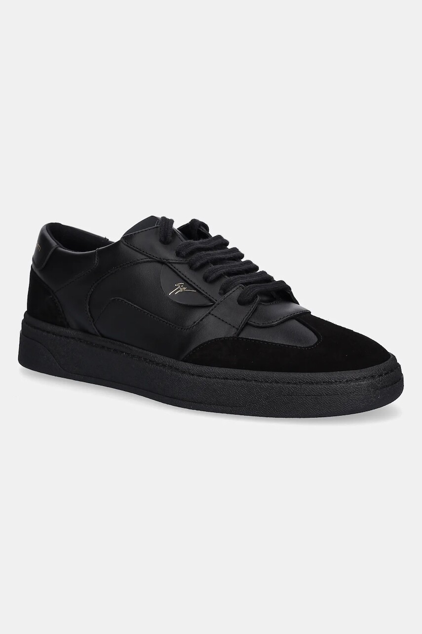 Kožené tenisky Giuseppe Zanotti GZ/94 čierna farba, RU50013.001