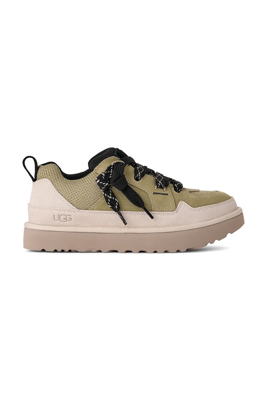 Tenisky UGG Lo Lowmel zelená farba, 1169493.MTY