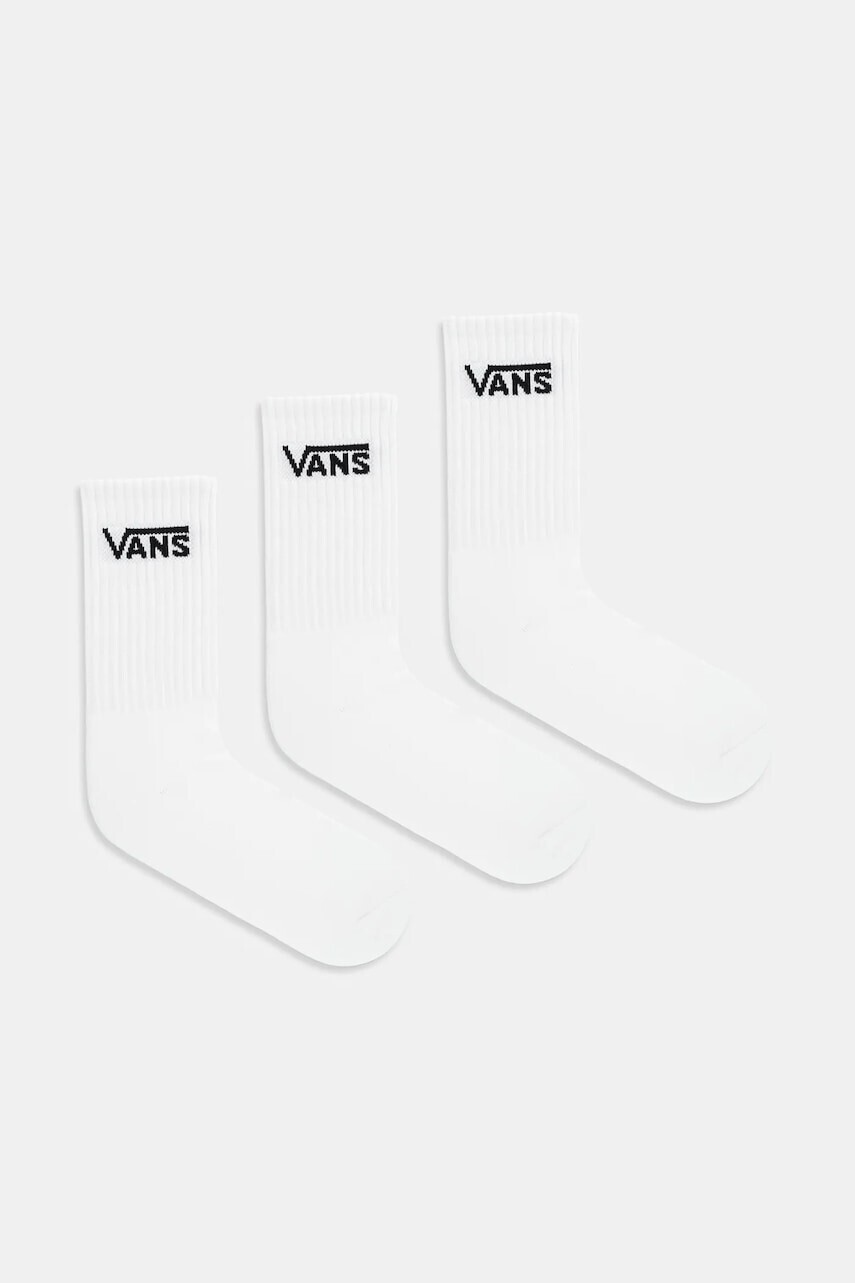 Ponožky Vans 3-pak biela farba, VN000QBVWHT1