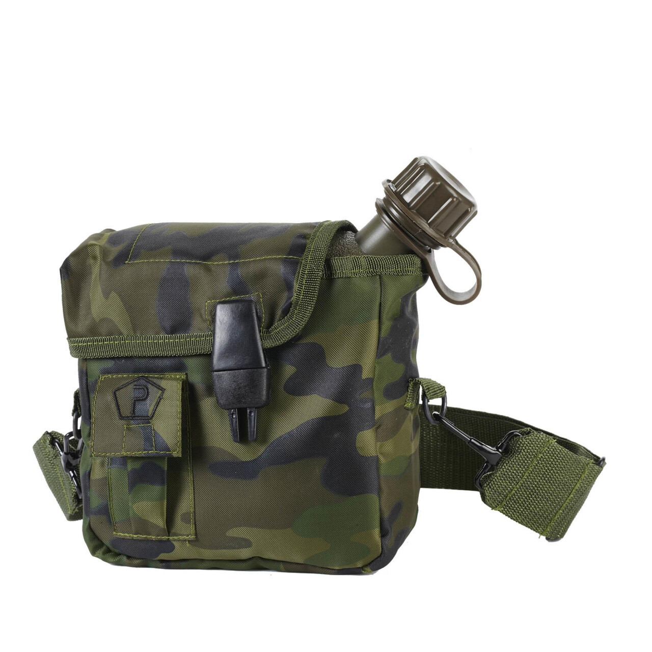 Fľaša poľná s obalom Pentagon Water Bottle 1,9 - woodland