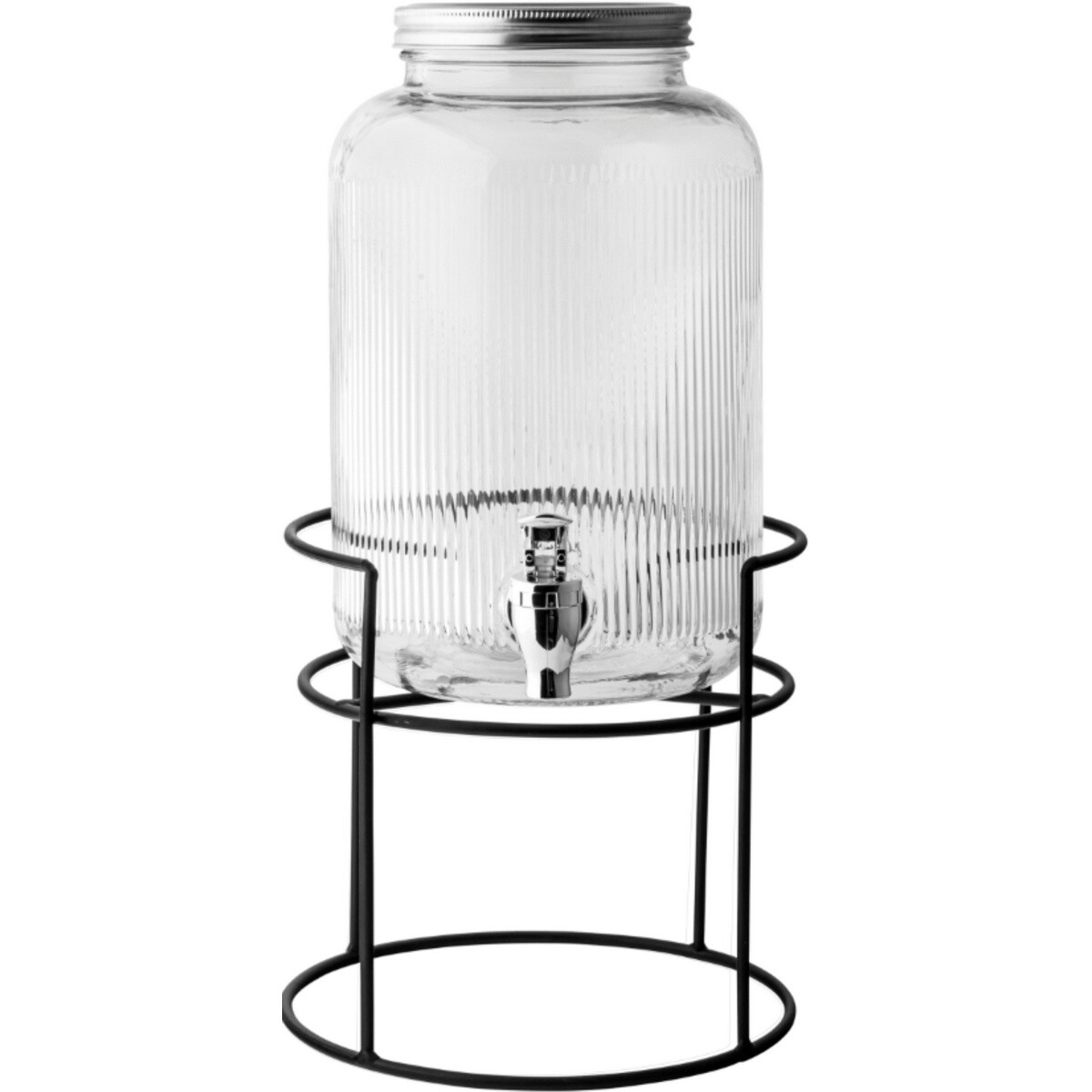 Altom Sklenený dávkovač nápojov so stojanom 4 l