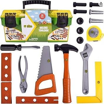 John Deere Kids Box s náradím