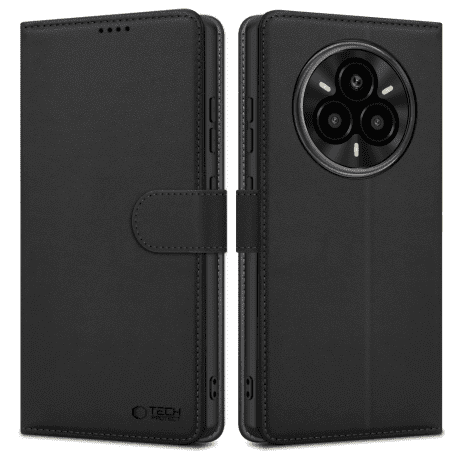 Tech-Protect Wallet knižkové puzdro na Realme 14 Pro 5G, čierne