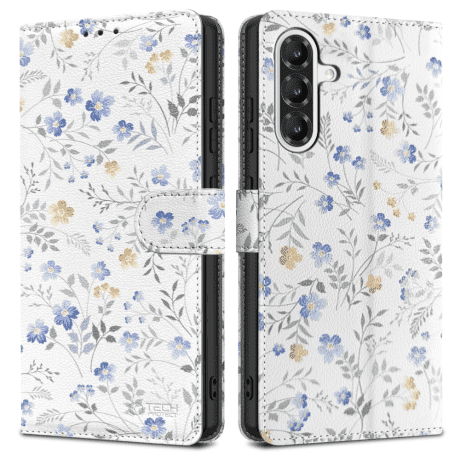 Tech-Protect Wallet knižkové puzdro na Samsung Galaxy A56 5G, spring flowers