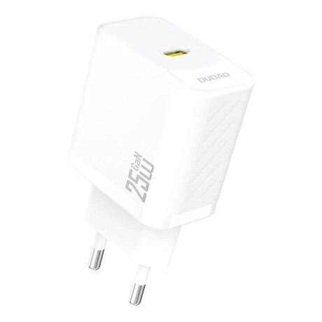 Dudao A27 GaN sieťová nabíjačka USB-C 25W, biela