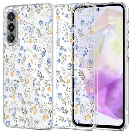 Tech-Protect Flexair kryt na Samsung Galaxy A36 5G, spring flowers