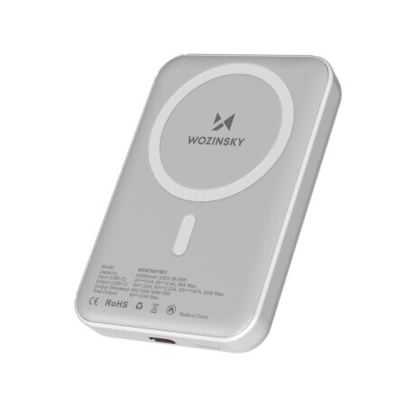 MG Magnetic MagSafe Powerbank 10000mAh 15W, biely