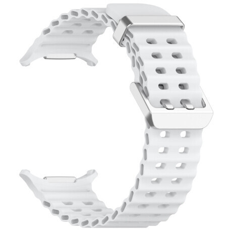 BStrap Silicone remienok na Samsung Galaxy Watch Ultra 47mm, white