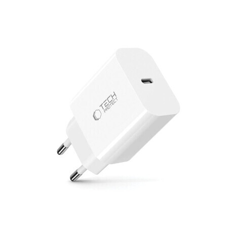 Tech-Protect NC20W sieťová nabíjačka USB-C PD 20W, biela