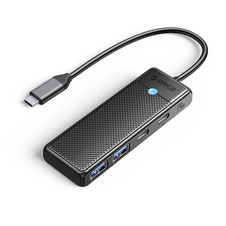 Orico PAPW2AC-C3 HUB adaptér USB-C - 2x USB 3.0 / 2x USB-C 3.0, čierny