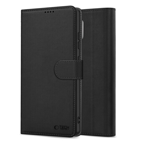 Tech-Protect Wallet knižkové puzdro na Samsung Galaxy S25 Edge, čierne