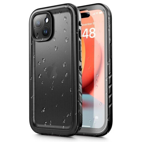 Tech-Protect Shellbox IP68 kryt na iPhone 15, čierny
