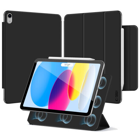 Tech-Protect Smartcase Magnetic puzdro na iPad 10.9'' 10gen 2022 / 11'' 11gen 2025, čierne